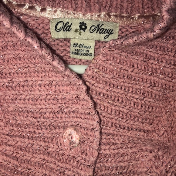 Old Navy pink glitter shrug - Picture 2 of 2